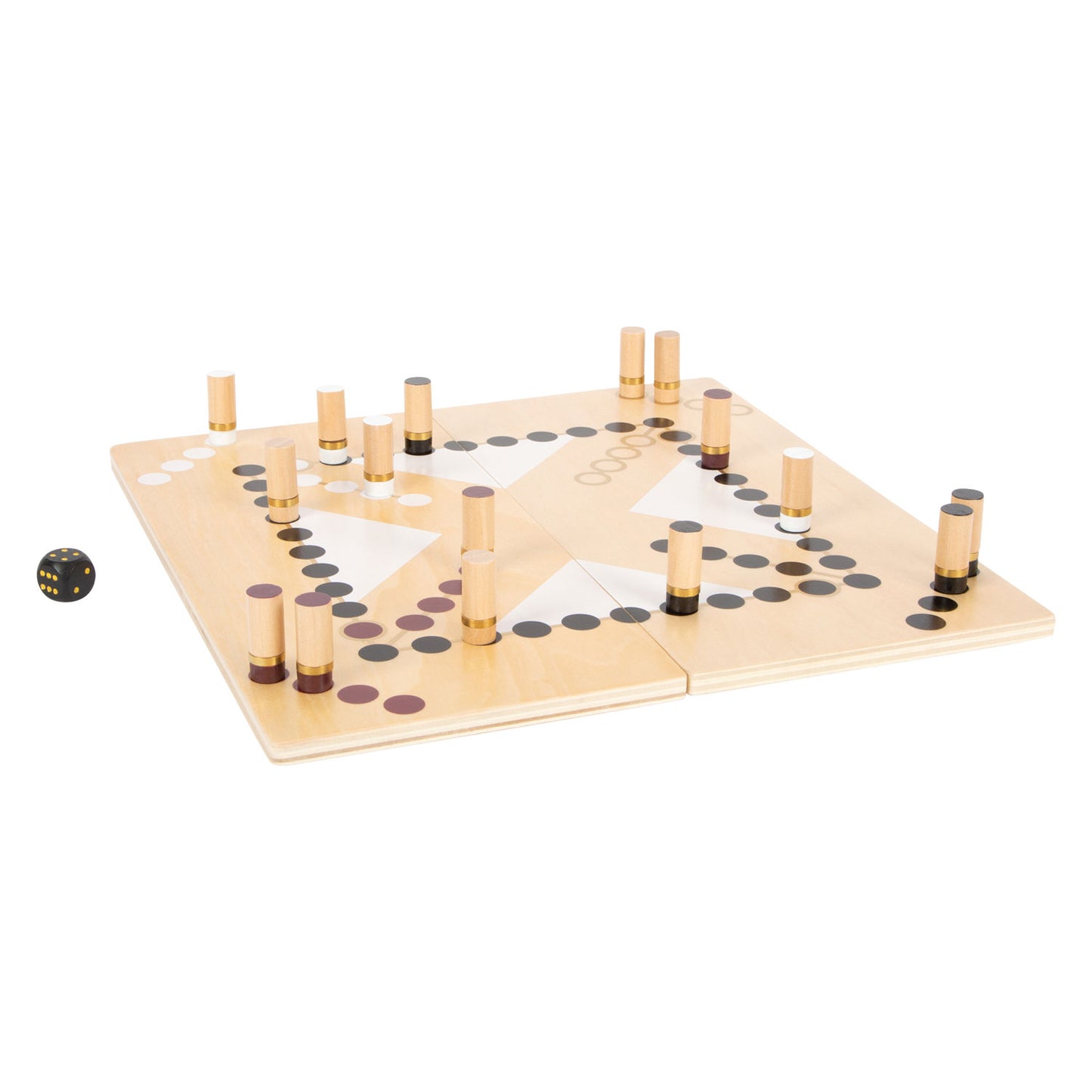 Small Foot - slangen en ladders bordspel gouden editie