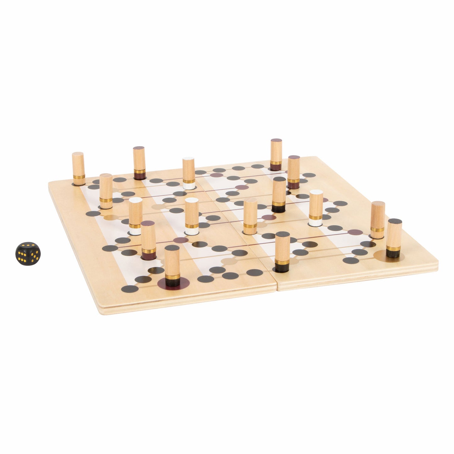 Small Foot - slangen en ladders bordspel gouden editie