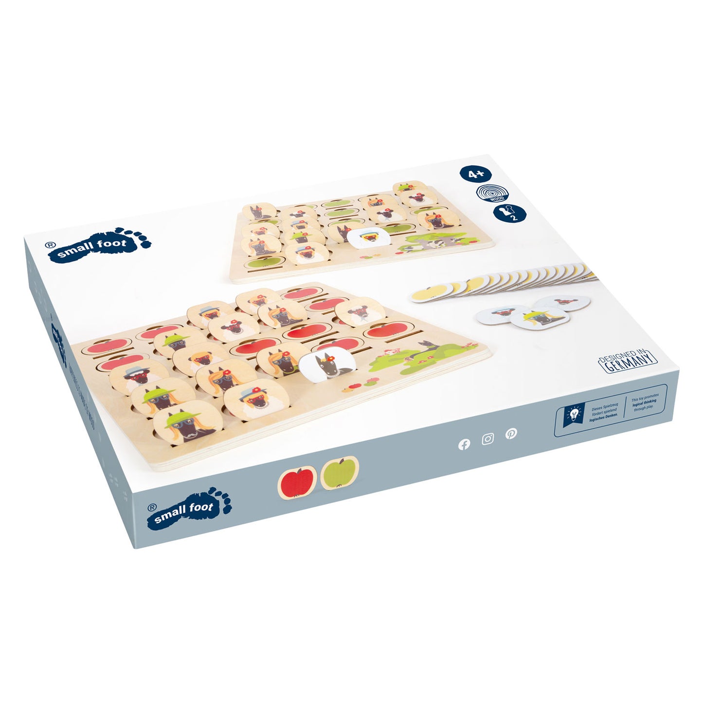Small Foot - houten bordspel raad eens wie