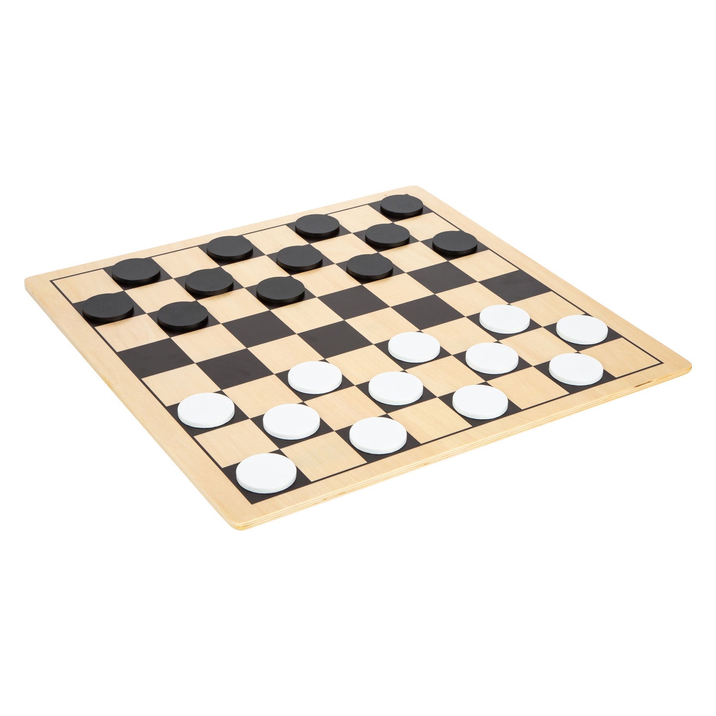 Small Foot - houten schaak en damspel xl