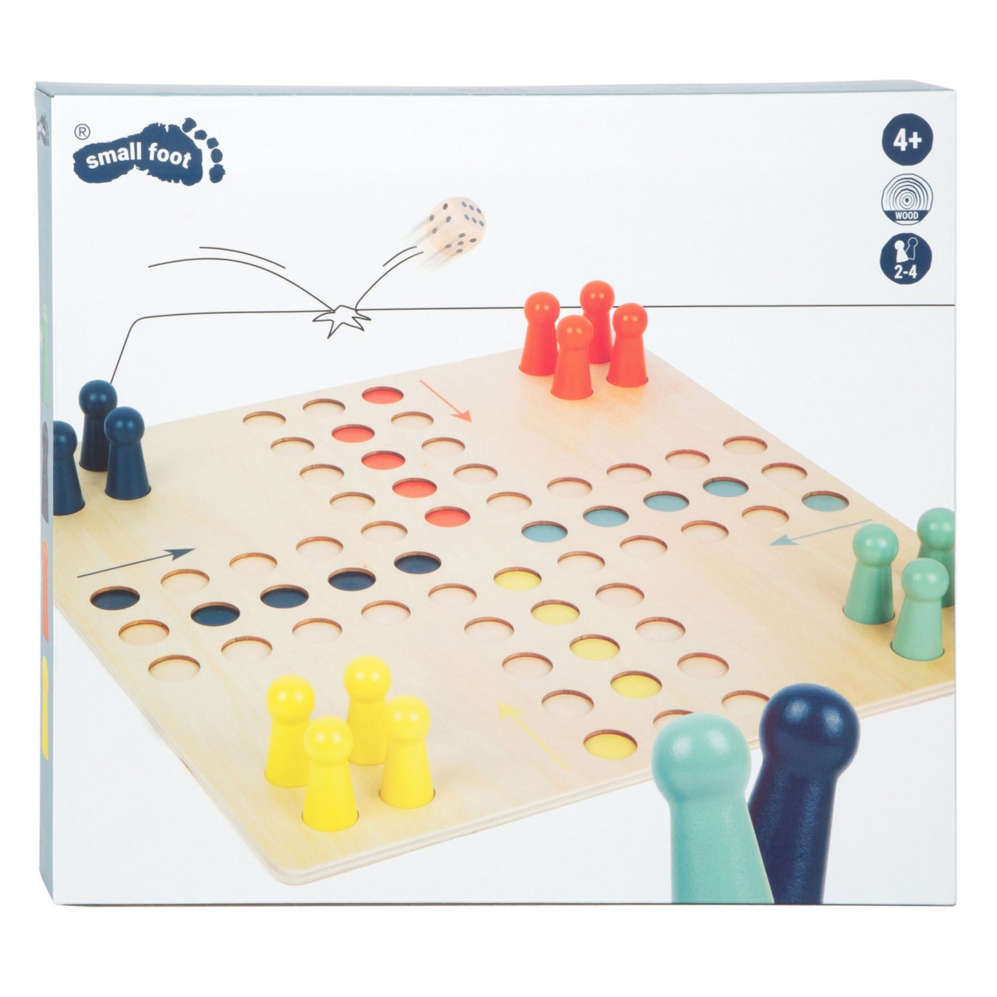 Small Foot - houten ludospel xl