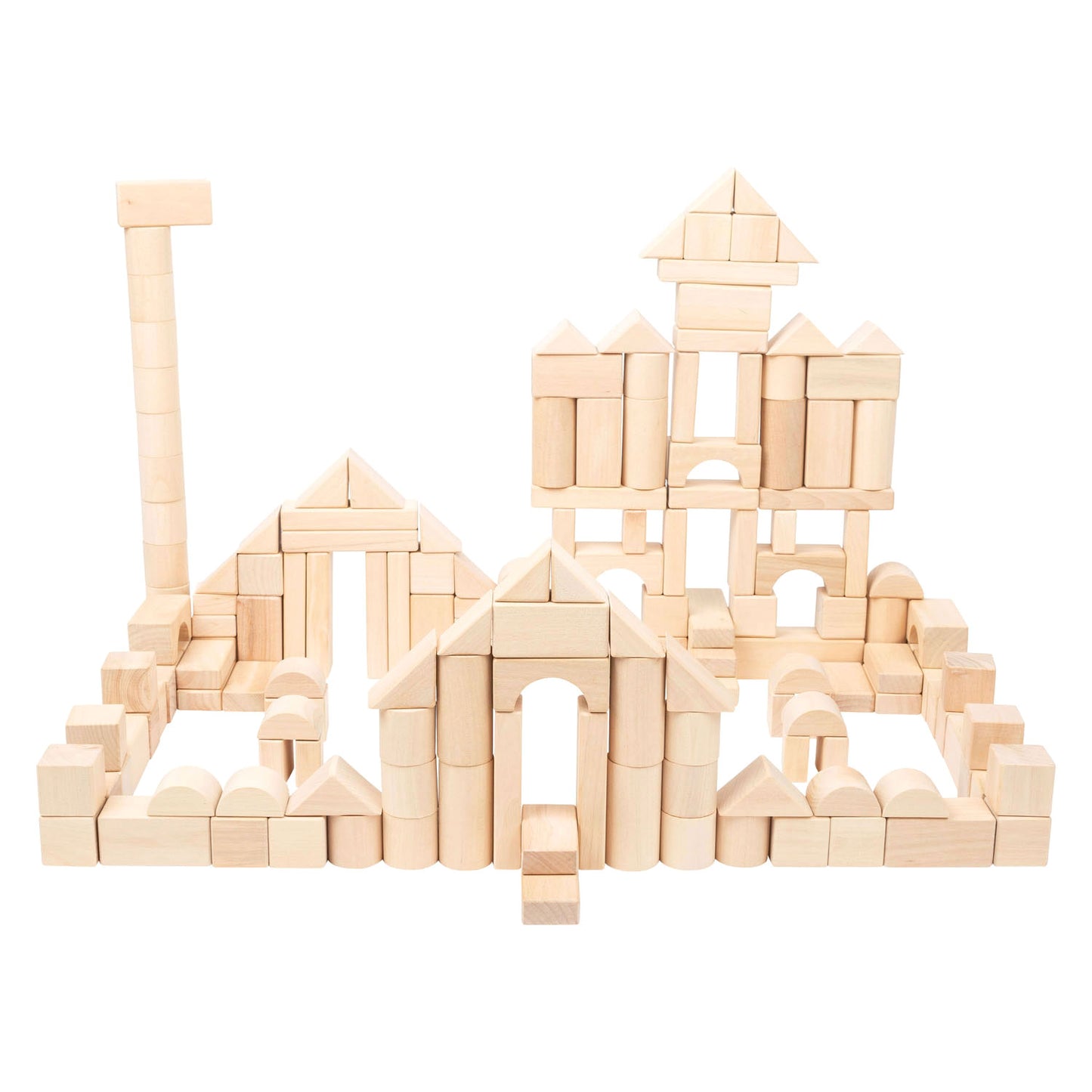 Small Foot - houten bouwblokken natuurlijk, 200dlg.
