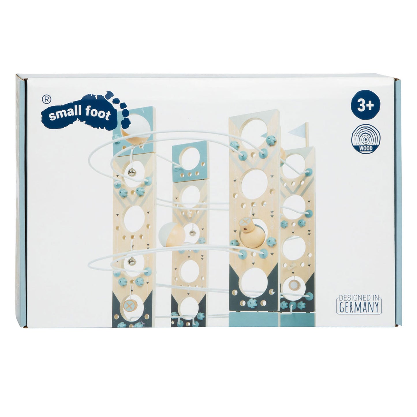 Small Foot - houten modulaire knikkerbaan