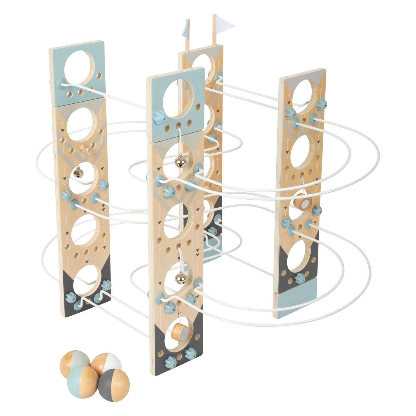 Small Foot - houten modulaire knikkerbaan
