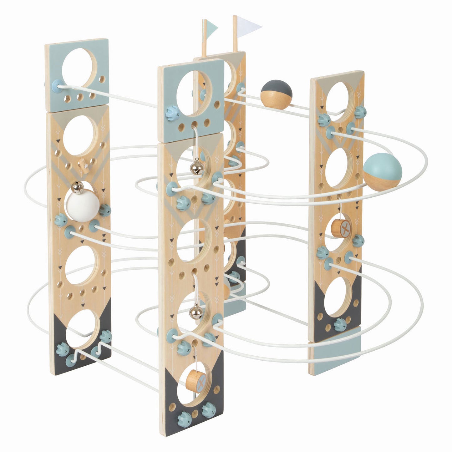Small Foot - houten modulaire knikkerbaan