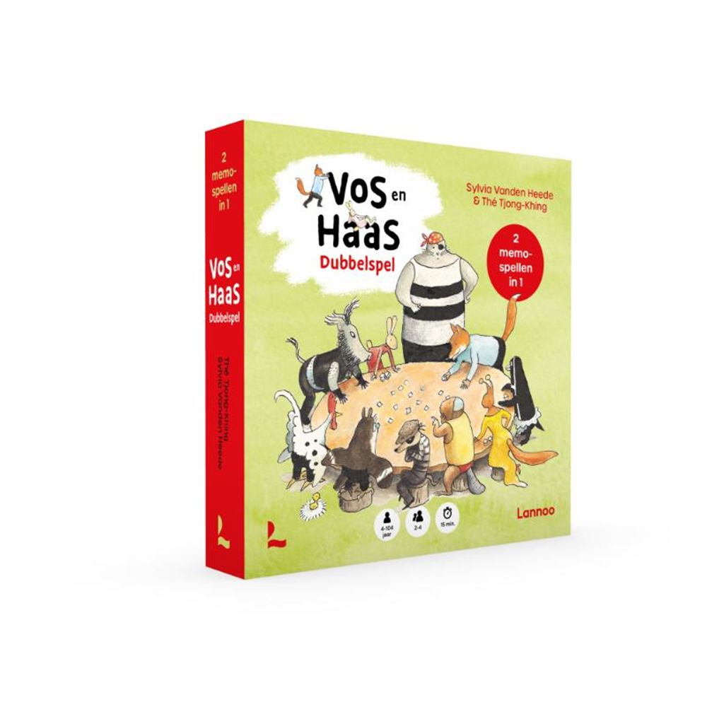 Terra Lannoo Vos en haas - dubbelspel 4+