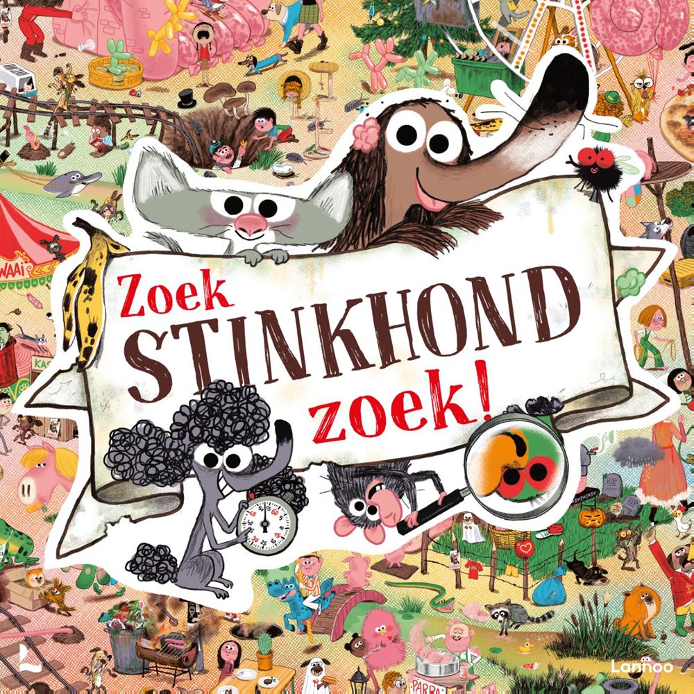 Terra Lannoo bordspel stinkhond zoekspel voor kinderen en familie.