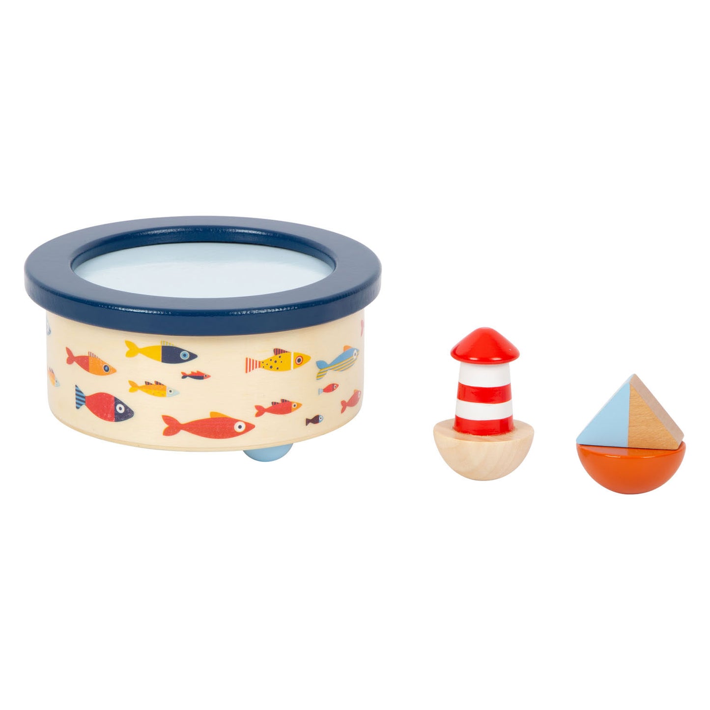 Small Foot - houten muziekdoos ocean