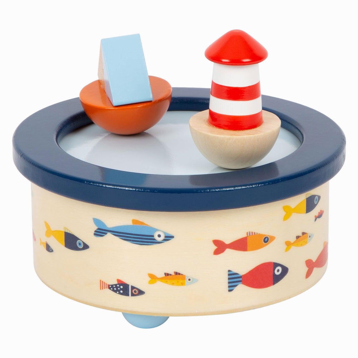 Small Foot - houten muziekdoos ocean