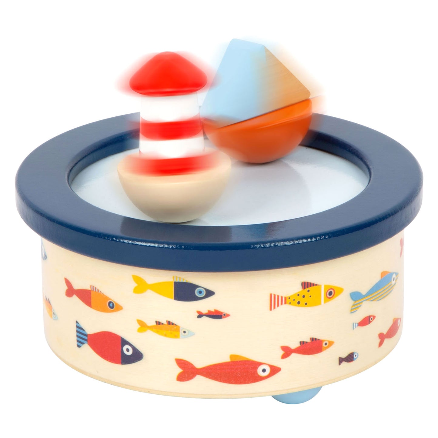 Small Foot - houten muziekdoos ocean
