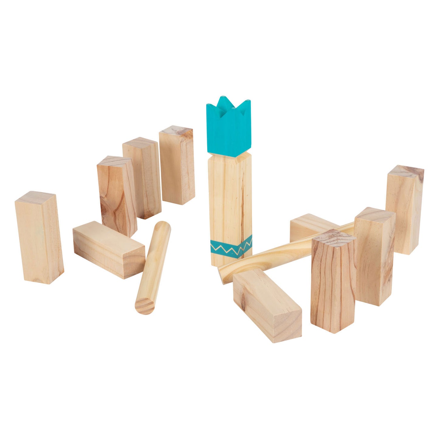 Small Foot - houten kub compact werpspel, 21dlg.