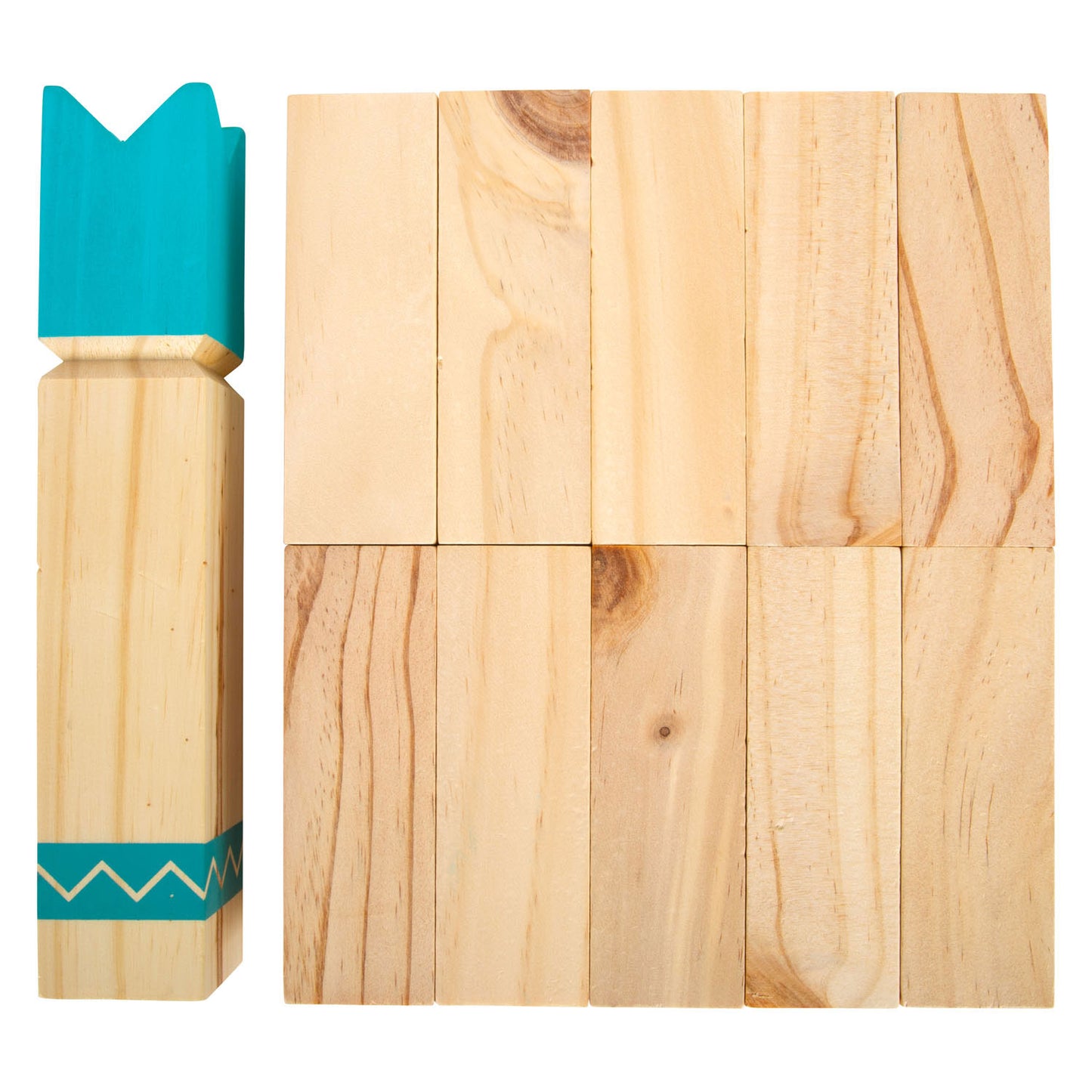 Small Foot - houten kub compact werpspel, 21dlg.