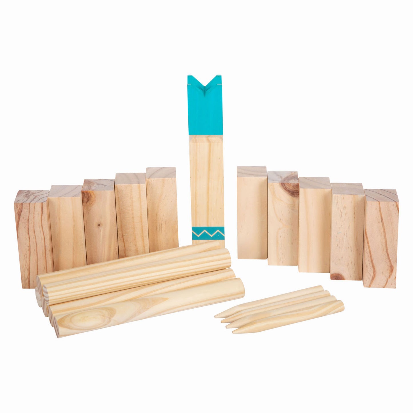 Small Foot - houten kub compact werpspel, 21dlg.