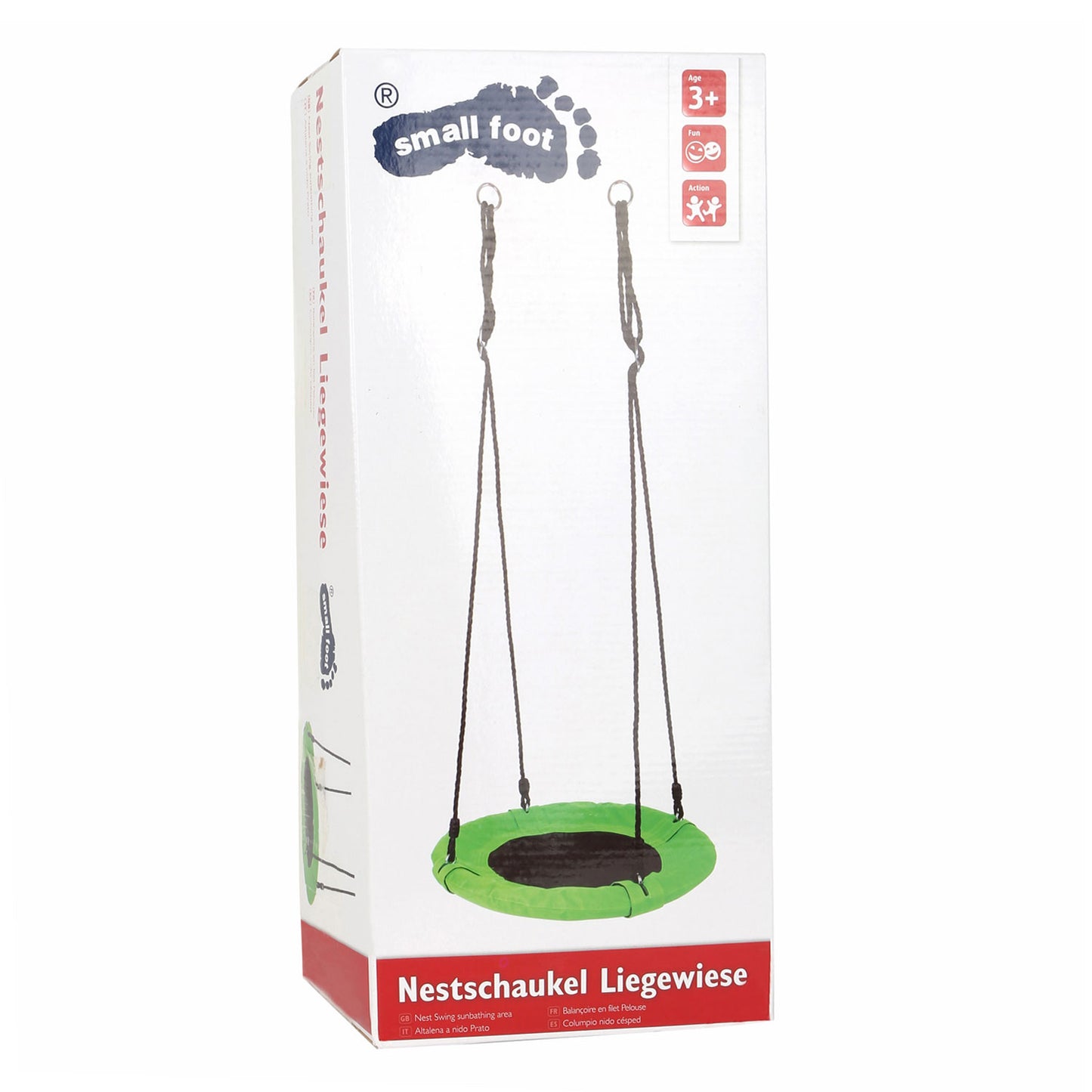 Small Foot - nestschommel groen, 62cm