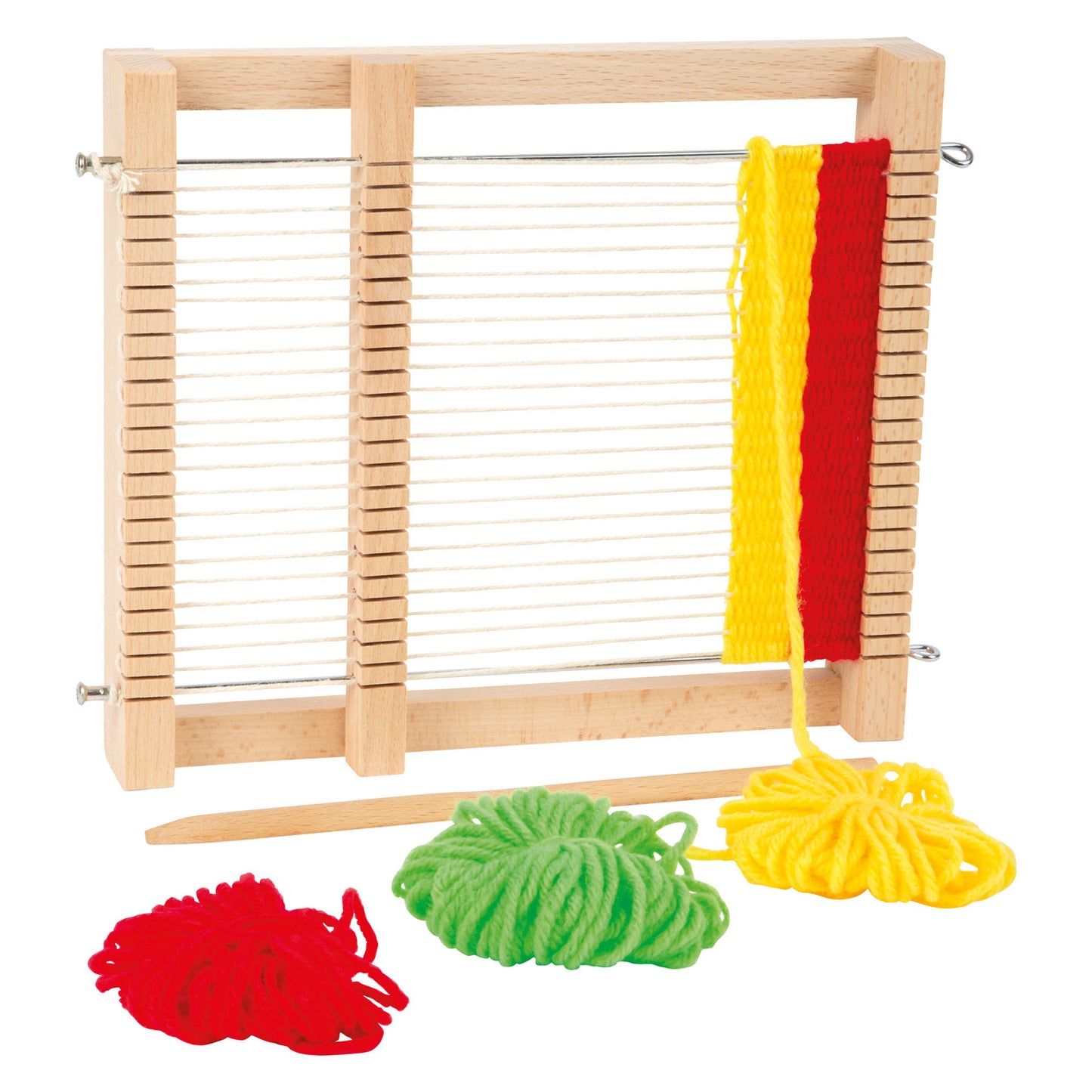 Small Foot - houten weefgetouw compact, 6dlg.