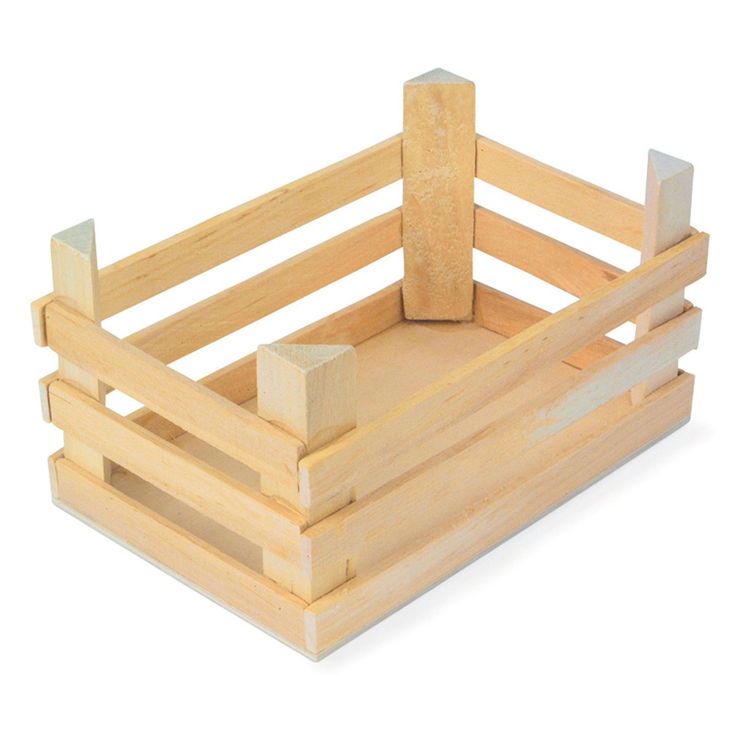 Small Foot - houten kratjes groot 18x12x9,5cm, set van 3