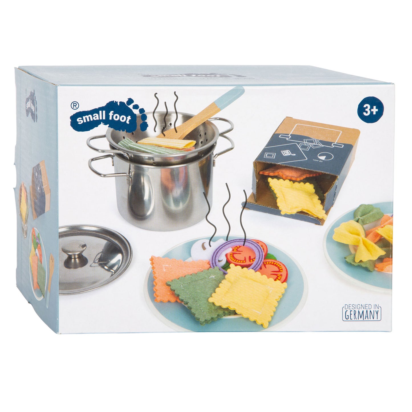 Small Foot - houten speeleten pasta chef set, 19dlg.