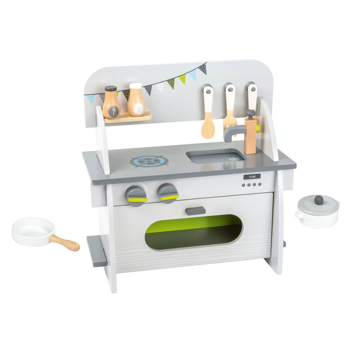 Small Foot - houten speelkeuken compact, 9dlg.