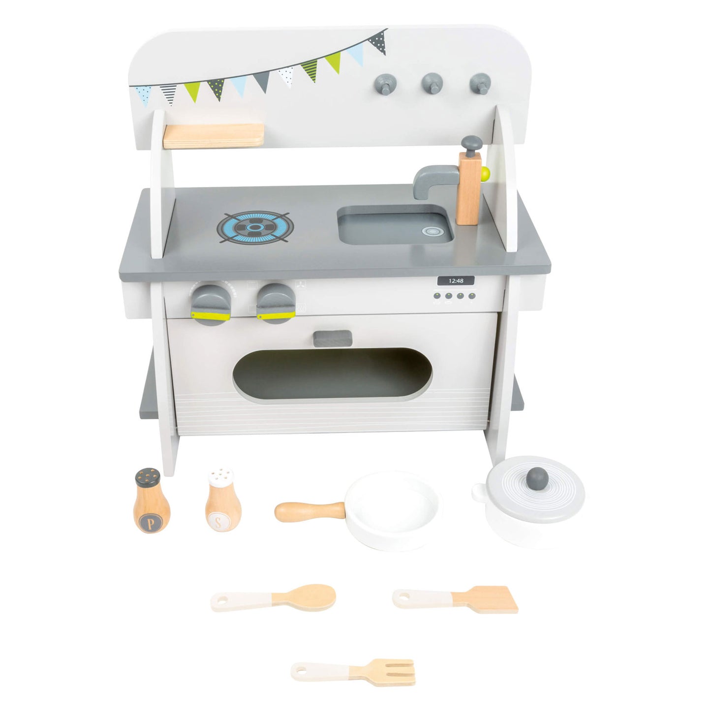 Small Foot - houten speelkeuken compact, 9dlg.