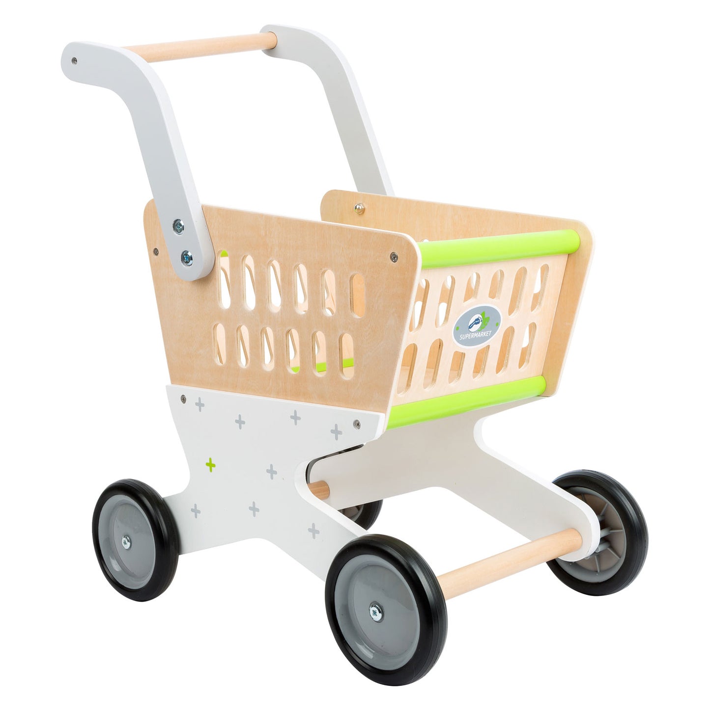 Small Foot - houten winkelwagen supermarkt
