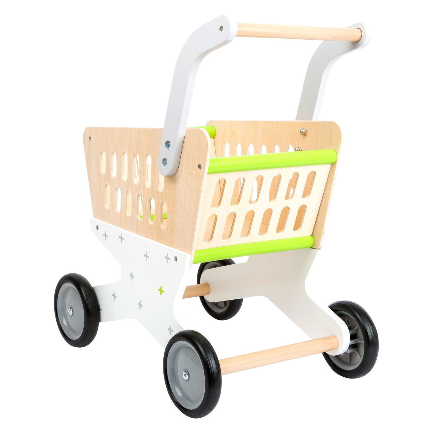 Small Foot - houten winkelwagen supermarkt