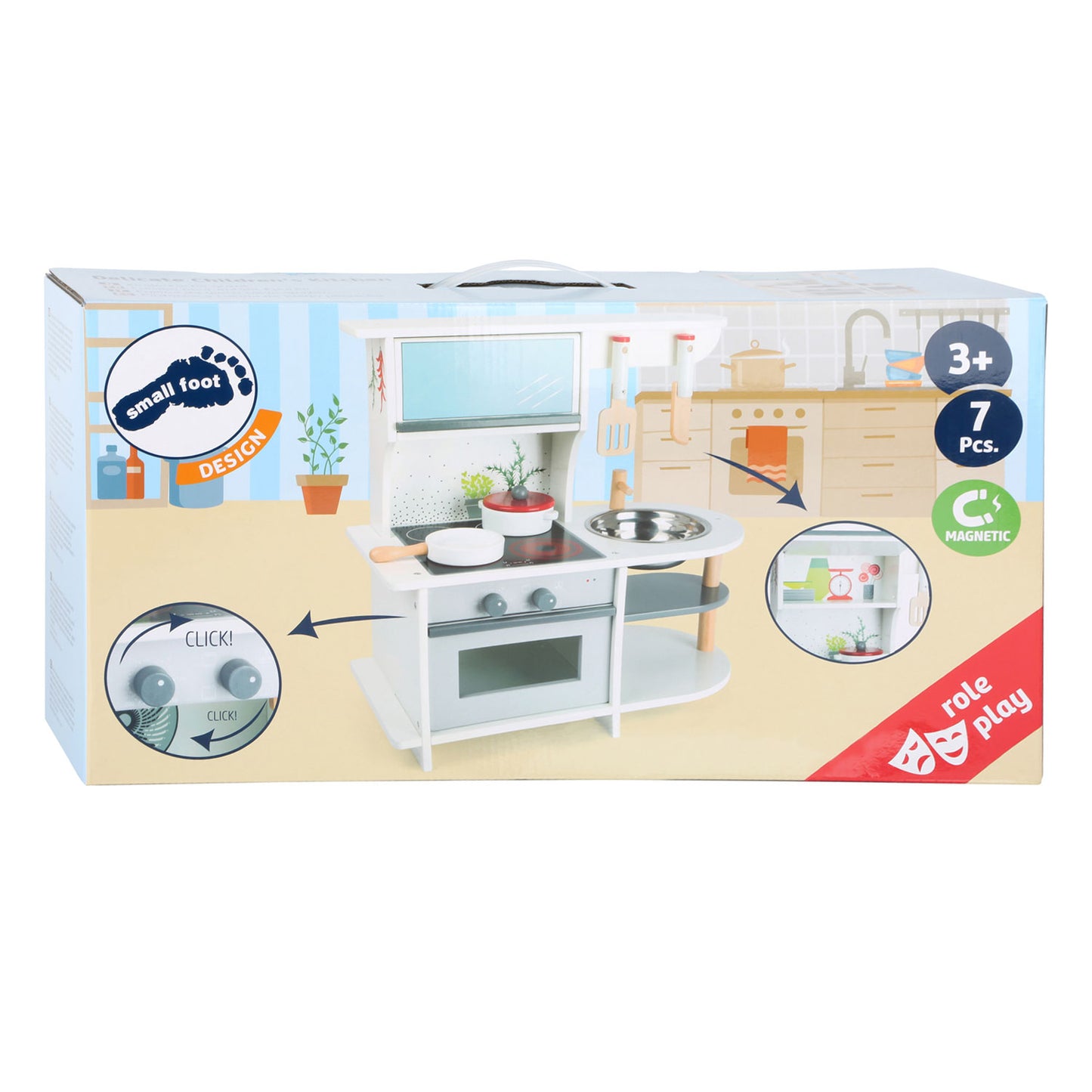 Small Foot - houten speelkeuken graceful, 6dlg.