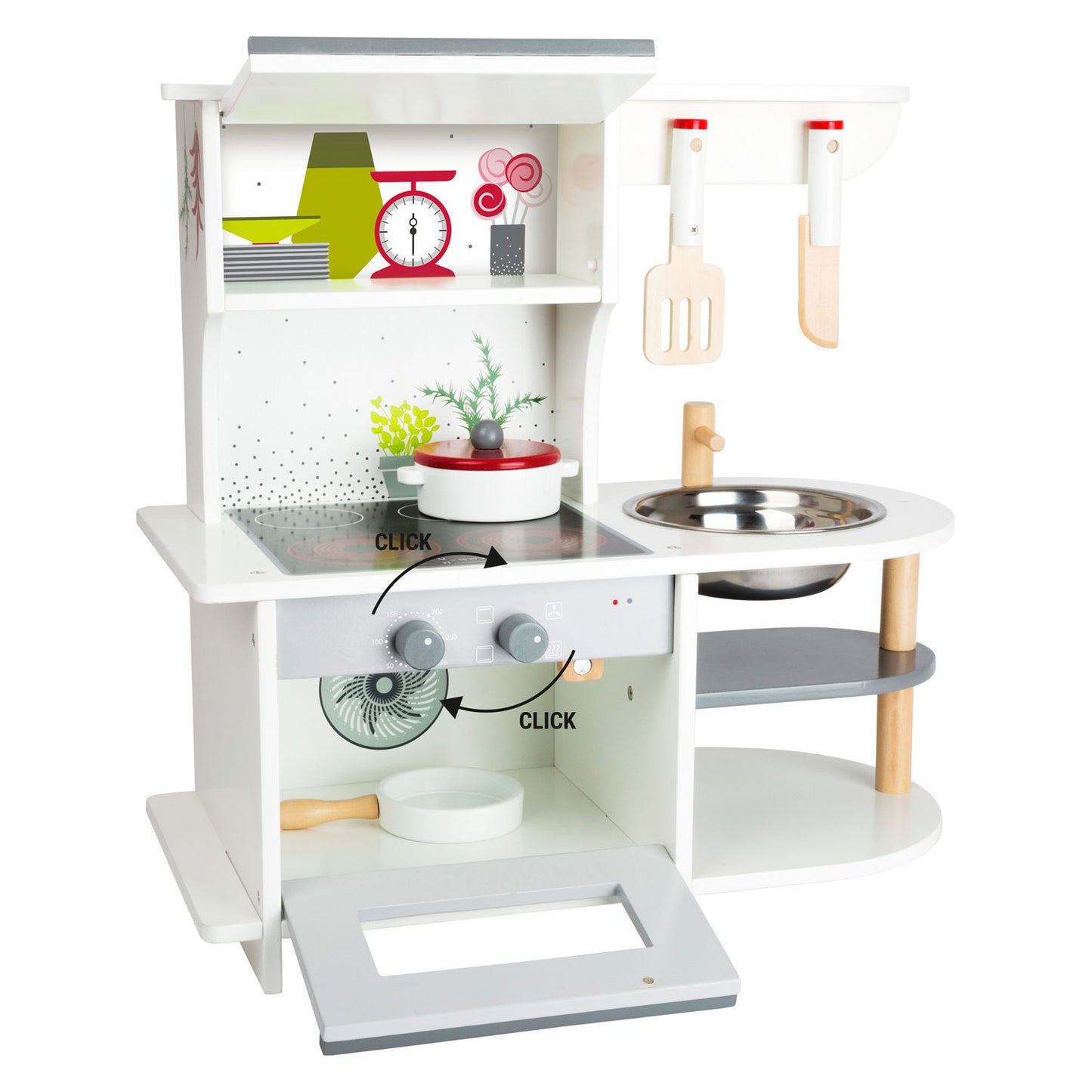 Small Foot - houten speelkeuken graceful, 6dlg.