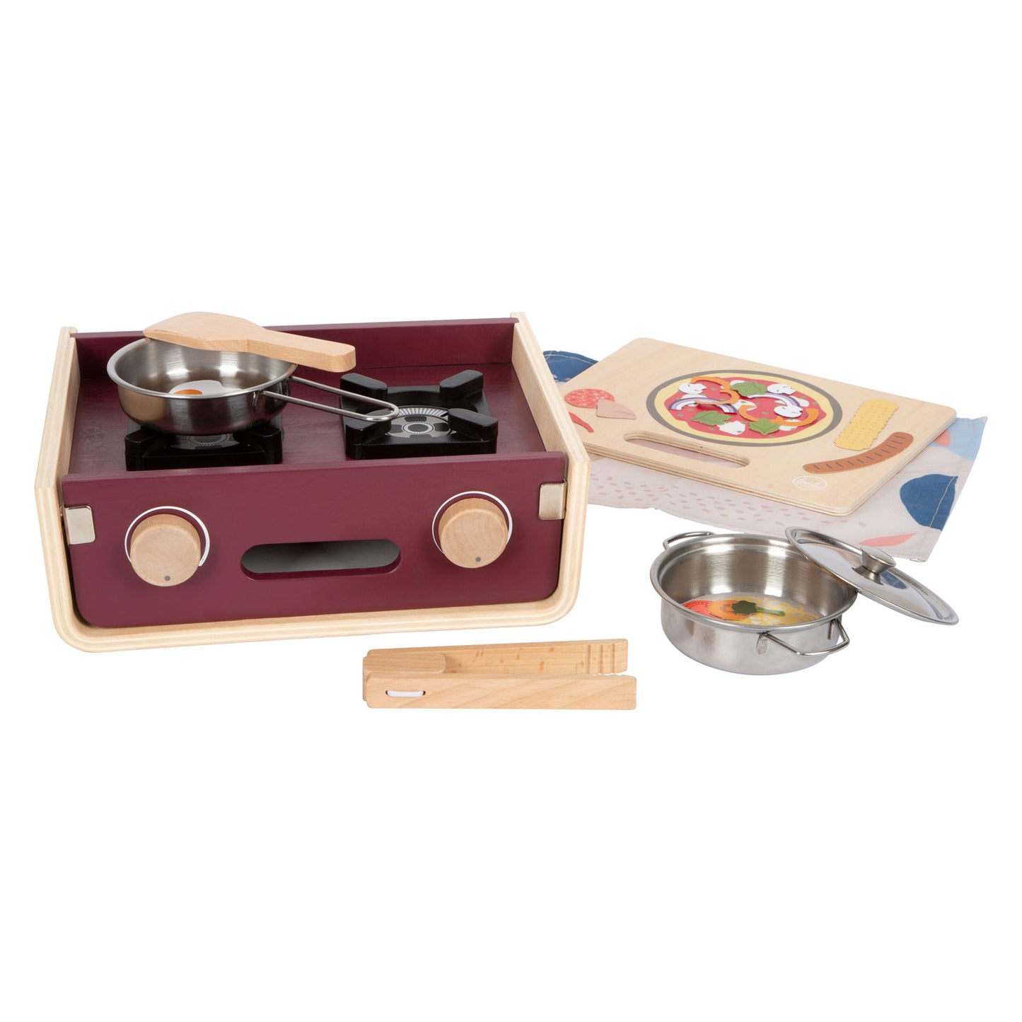 Small Foot - houten camping speelkeuken tasty, 9dlg.