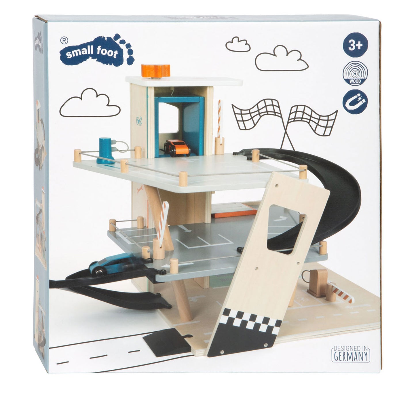 Small Foot - houten garage rally