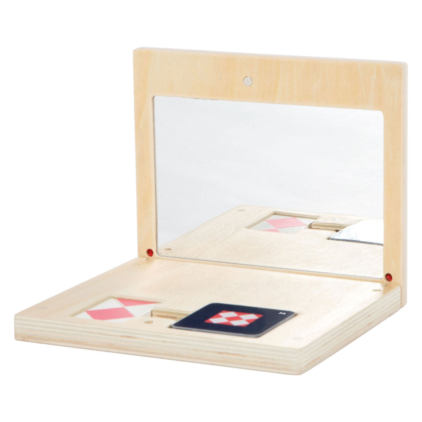 Small Foot - houten symmetriespel met spiegel educatief