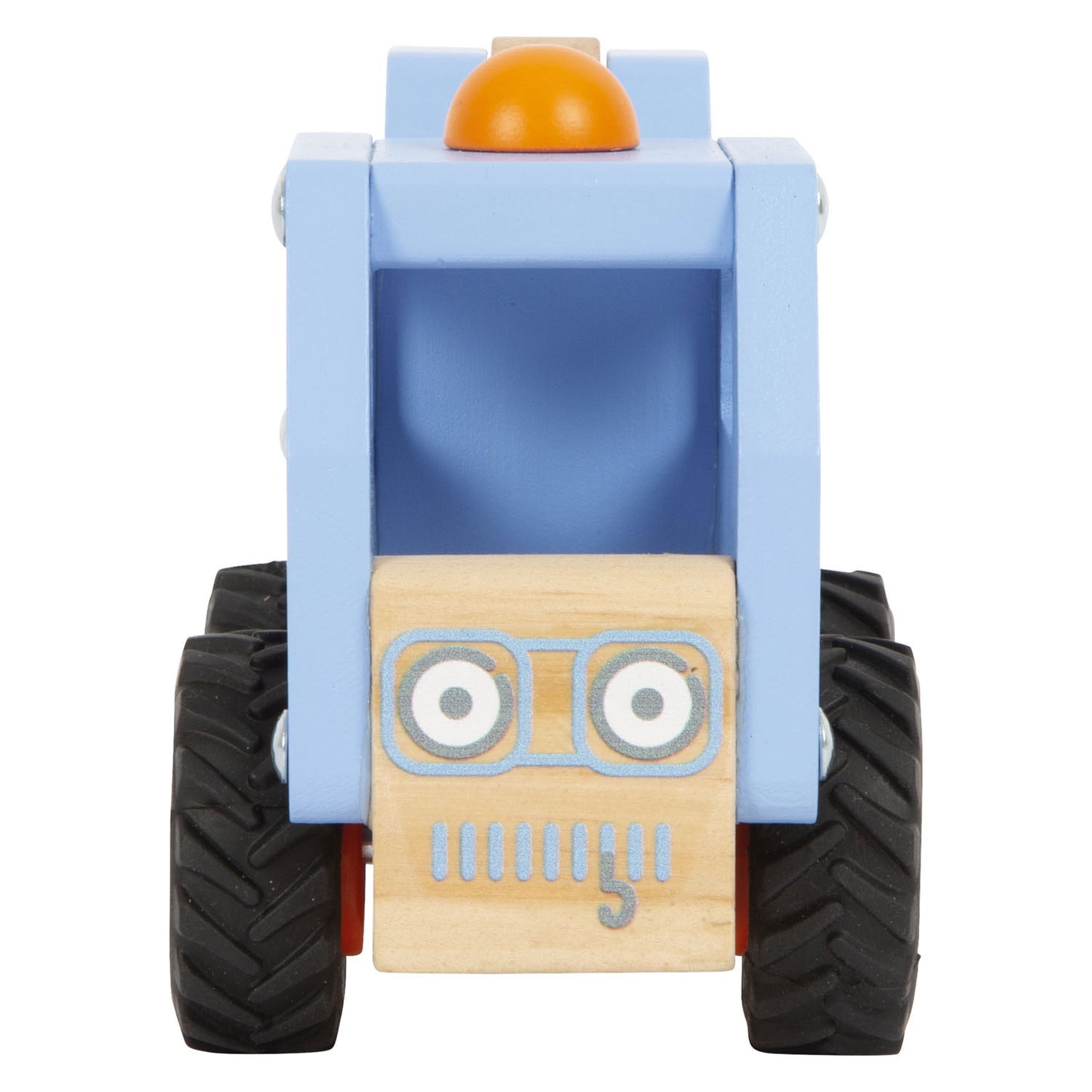 Small Foot - houten sleepwagen blauw
