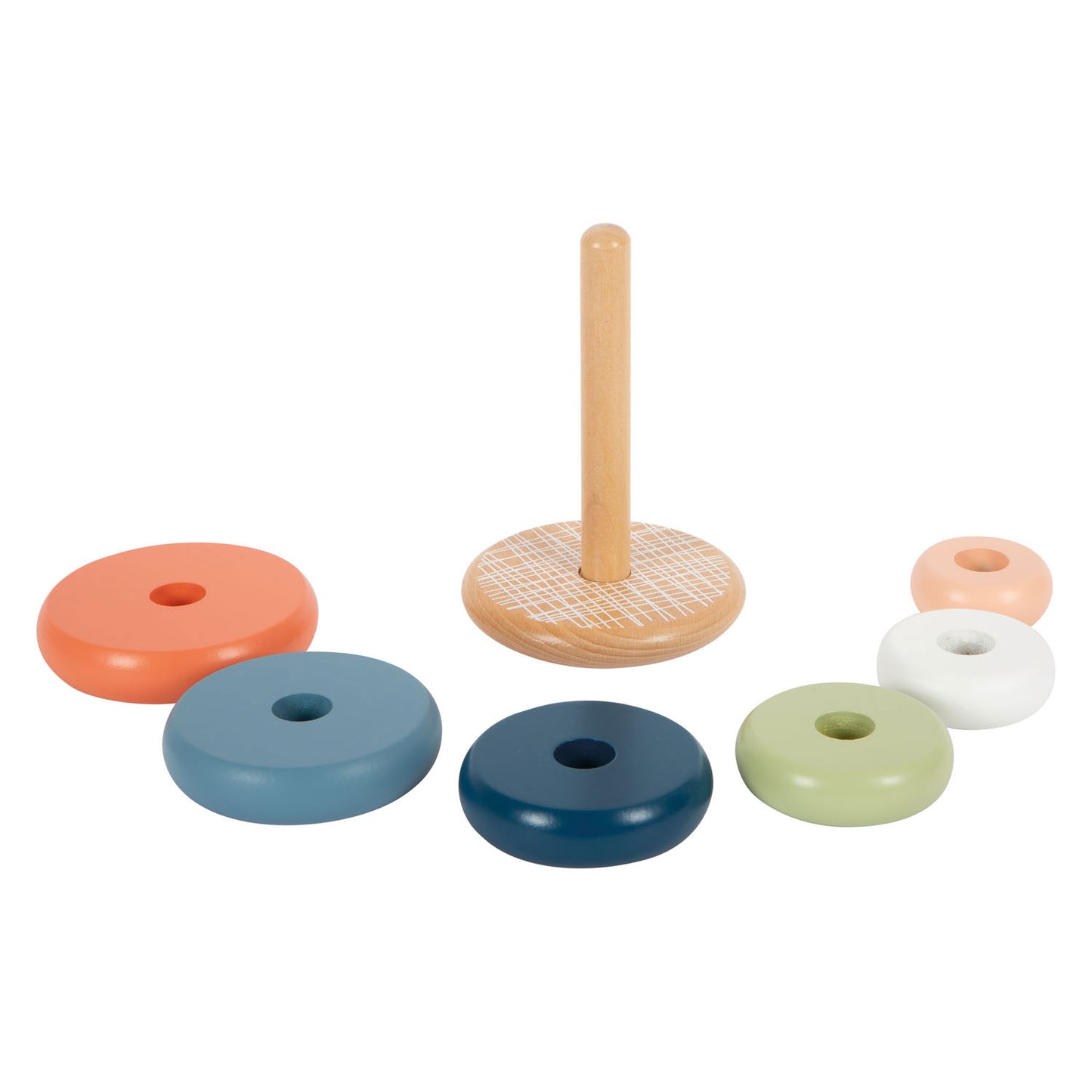 Small Foot - houten stapeltoren arctic, 7dlg.