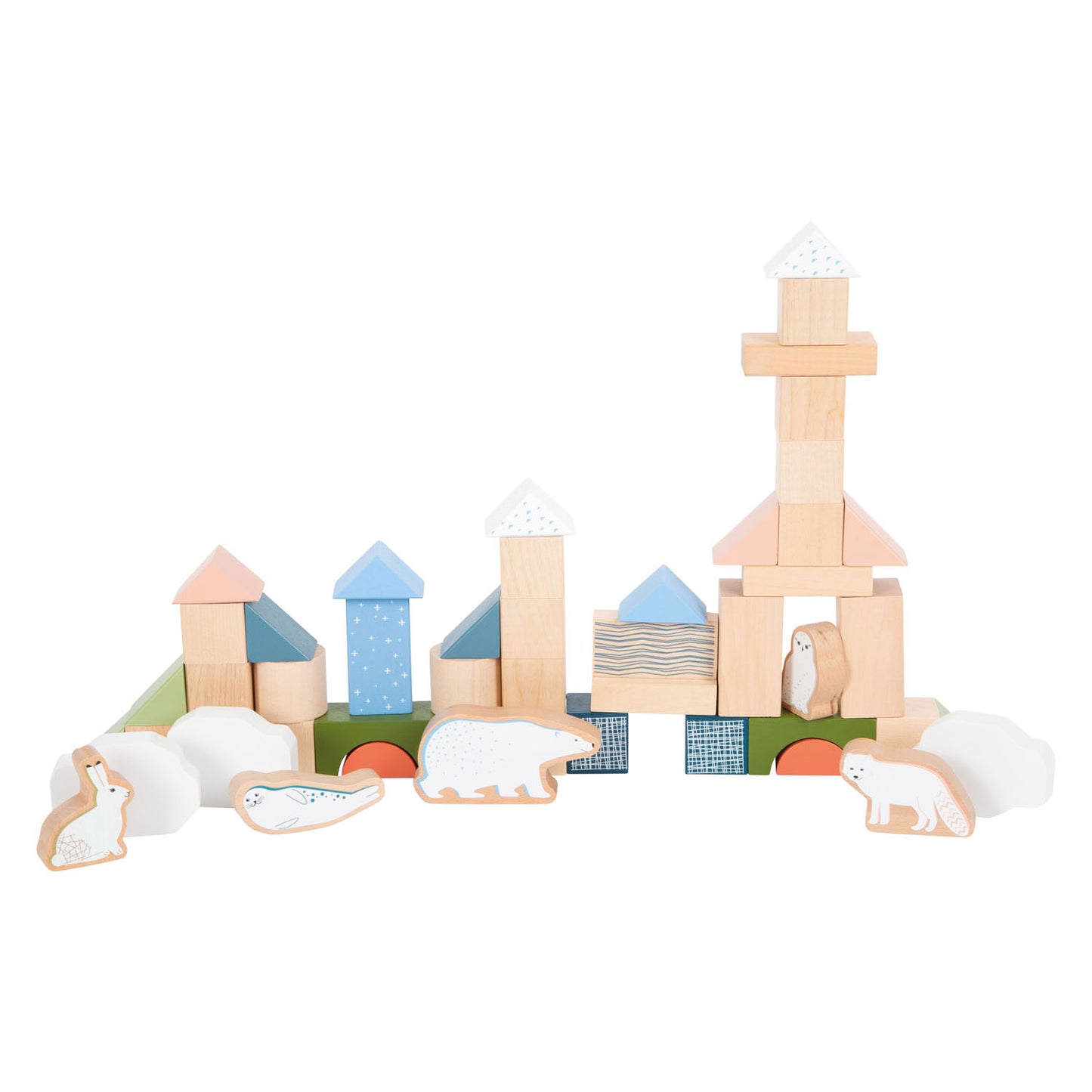 Small Foot - houten bouwblokken arctic, 20dlg.