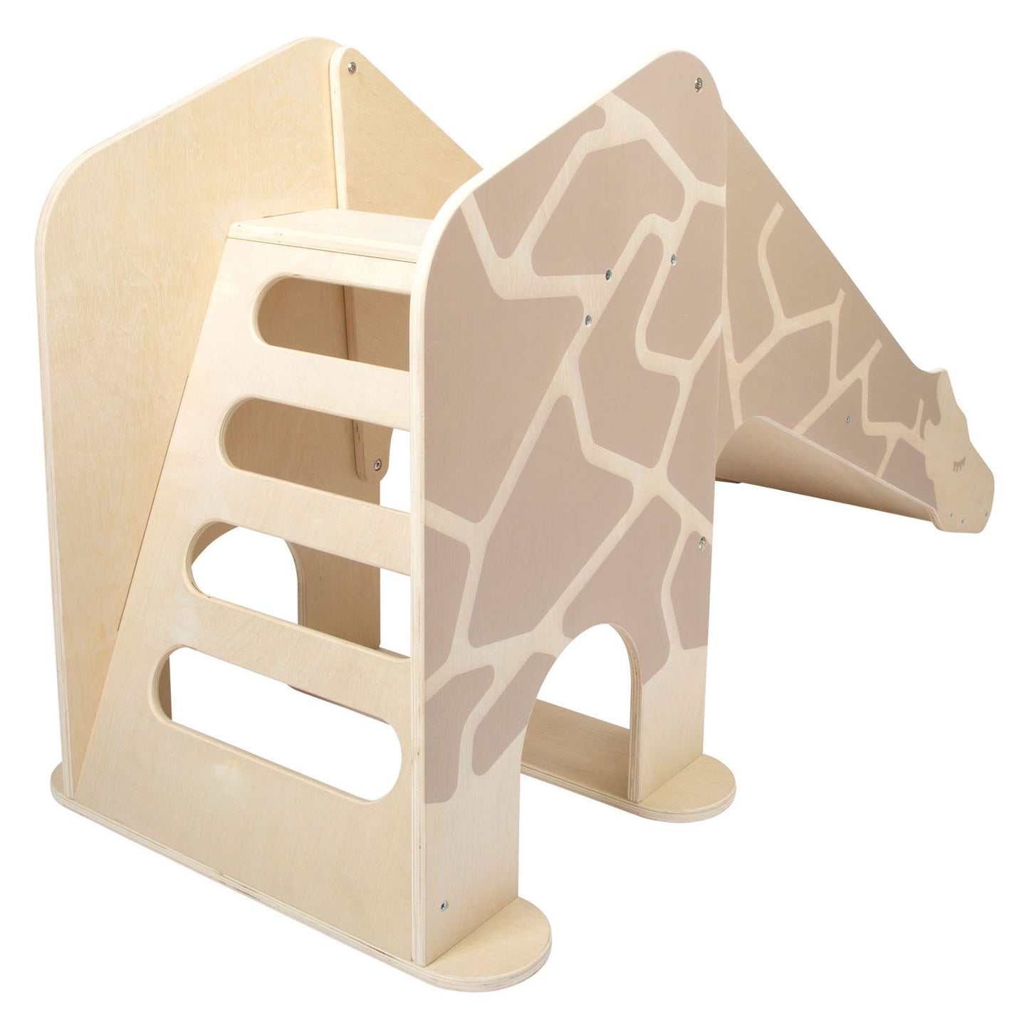 Small Foot - houten indoor glijbaan giraffe wildlife