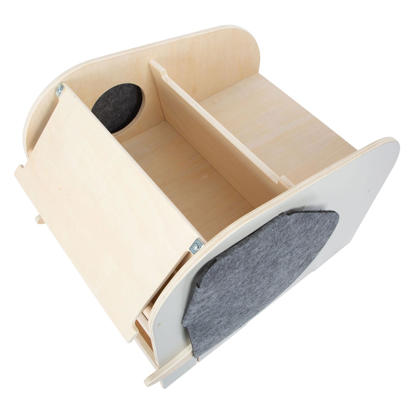 Small Foot - houten speelgoedbox olifant op wielen met zitplek