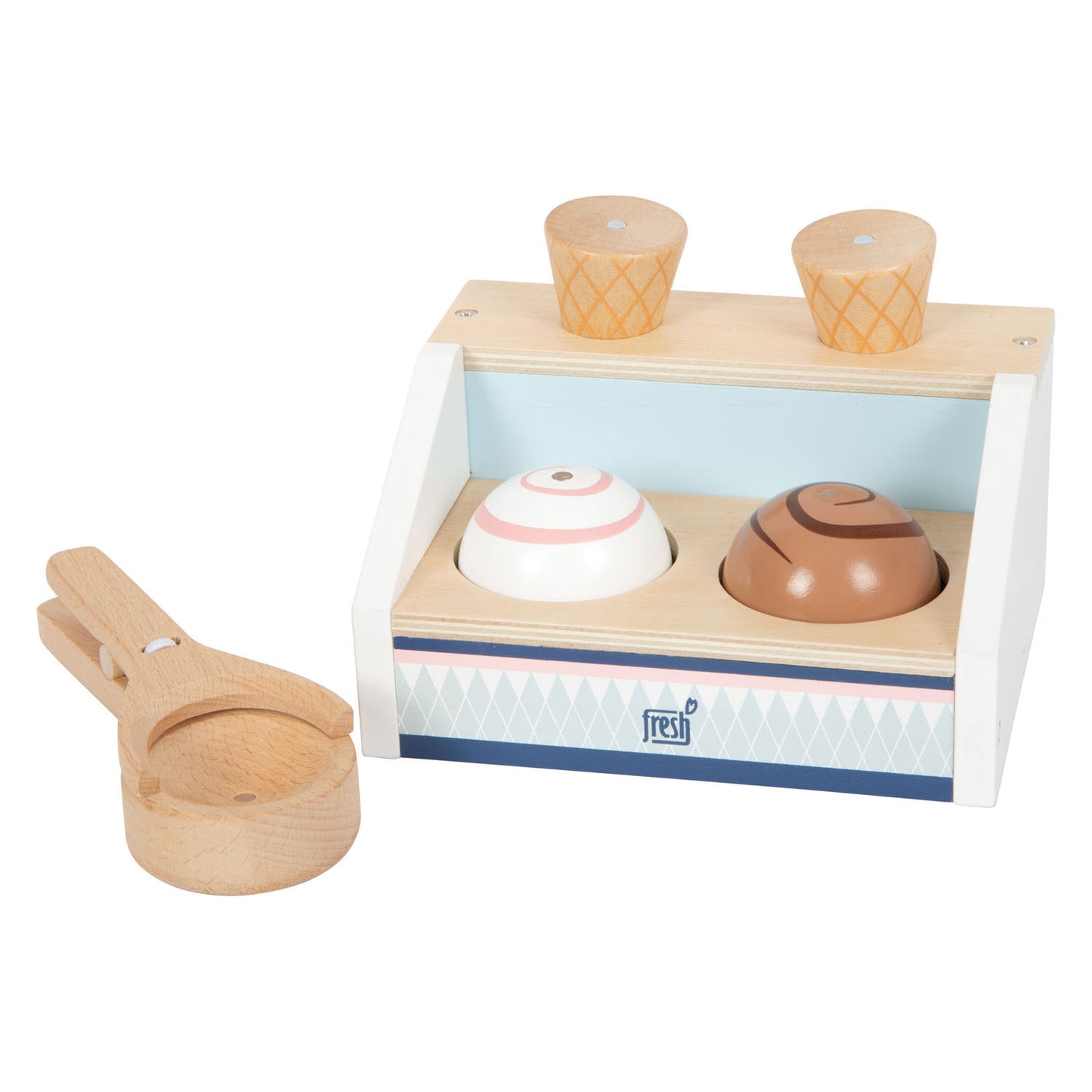 Small Foot - houten compacte ijskraam fresh, 6dlg.