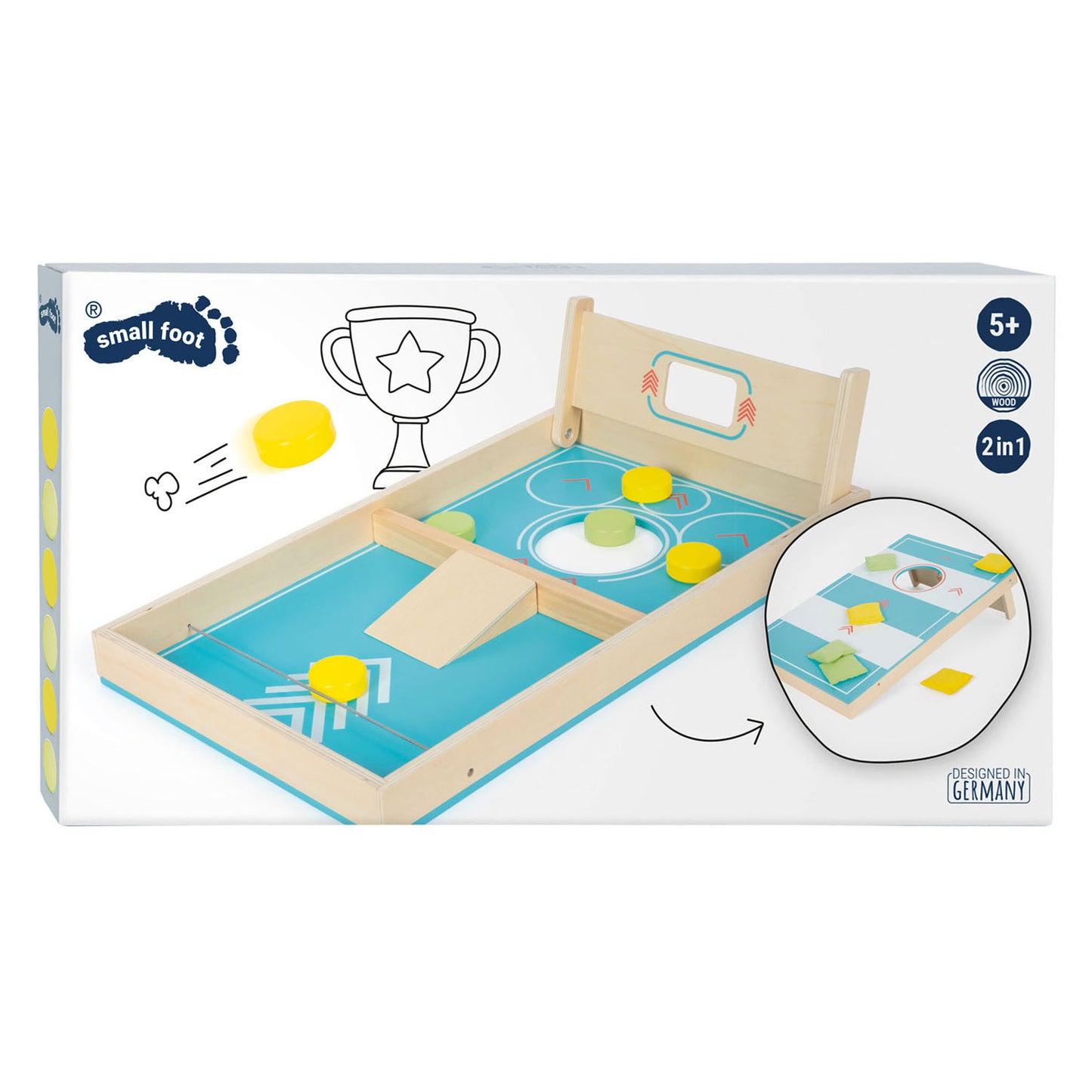 Small Foot - houten werpspel 2in1 active