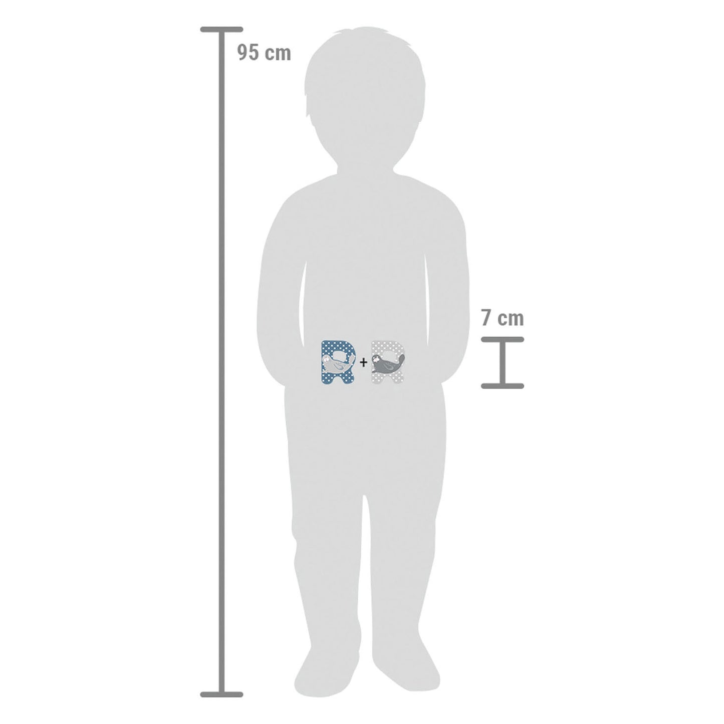 Small Foot - houten dieren kinderletter - r