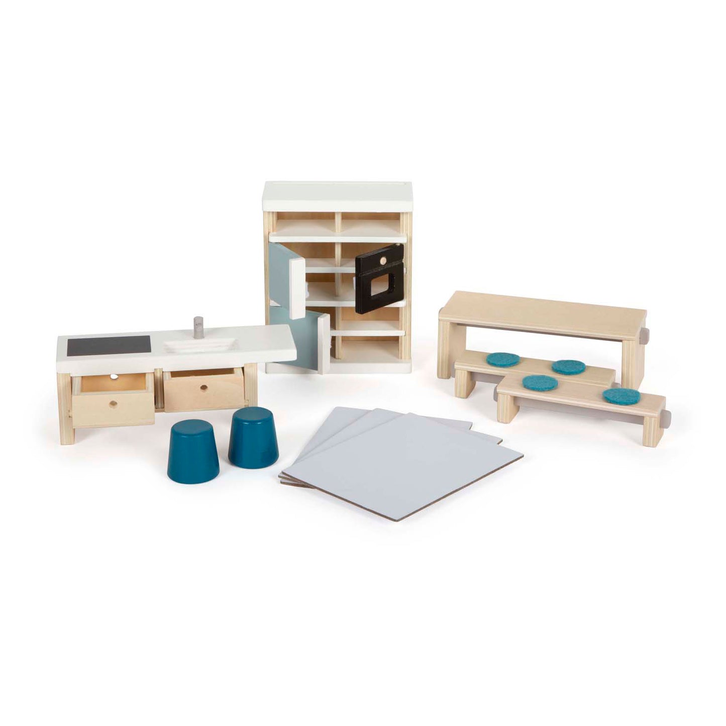 Small Foot - houten poppenhuis meubeltjes keuken
