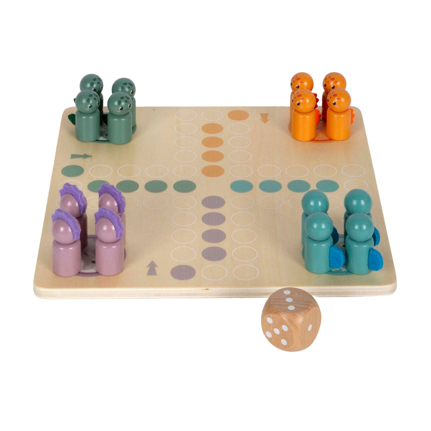 Small Foot - houten ludospel dino