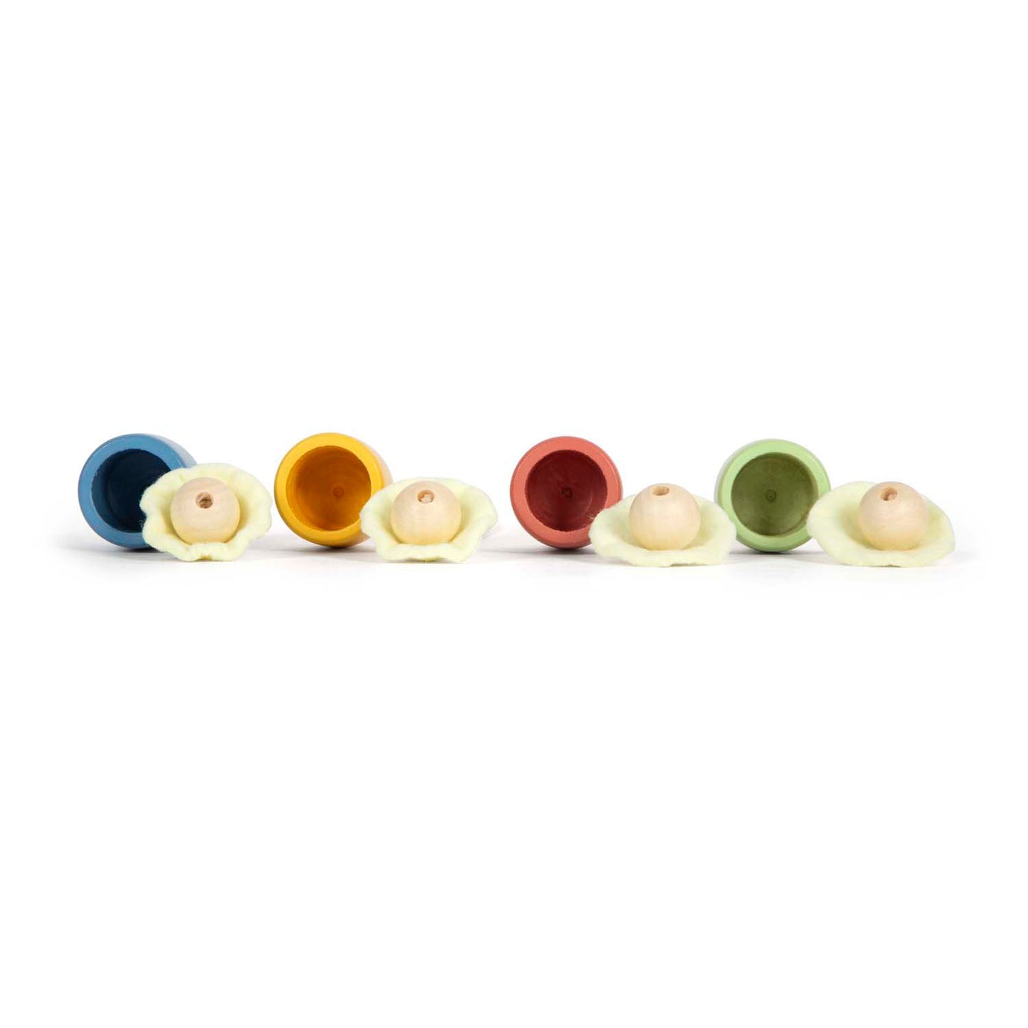 Small Foot - houten vang de bal set, set van 4