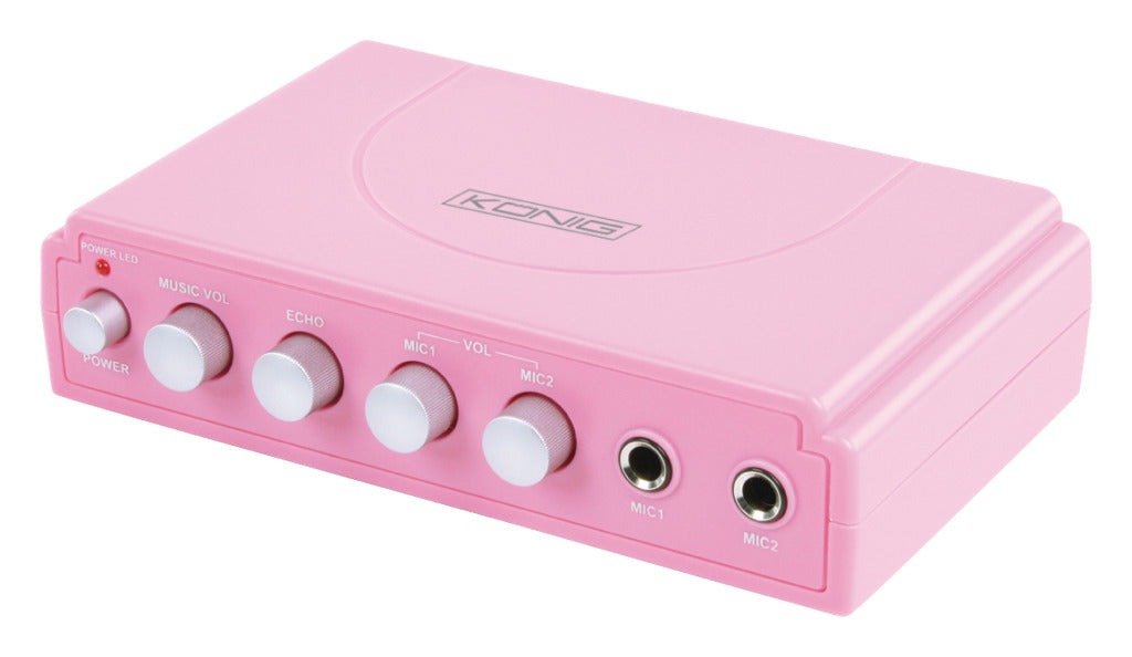 K ouml;nig König hav-km11p karaoke mixer roze
