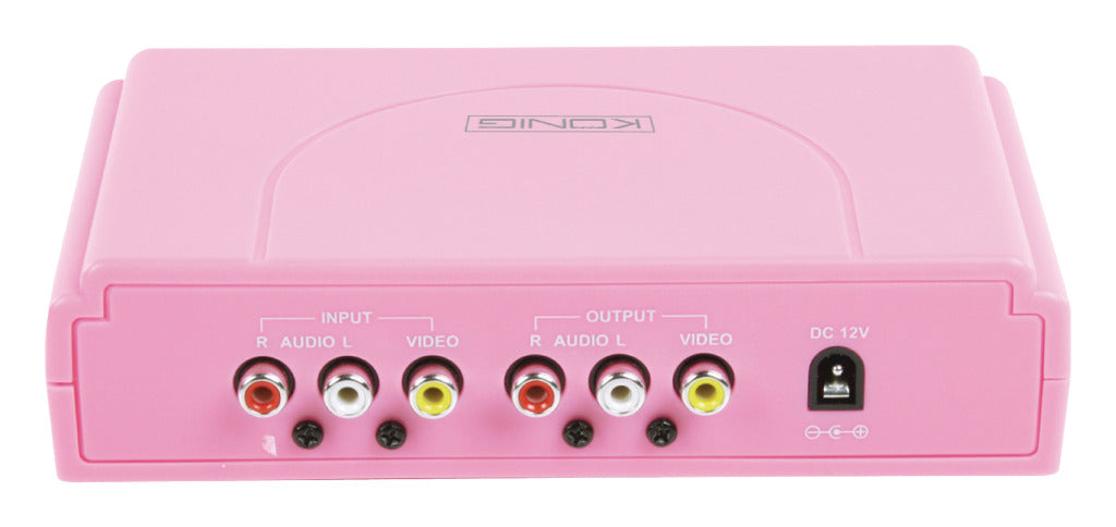 K ouml;nig König hav-km11p karaoke mixer roze