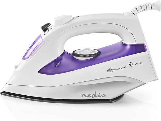 Nedis stoomstrijkijzer - 2000 w - stoomstoot - keramiek - 0.3 l