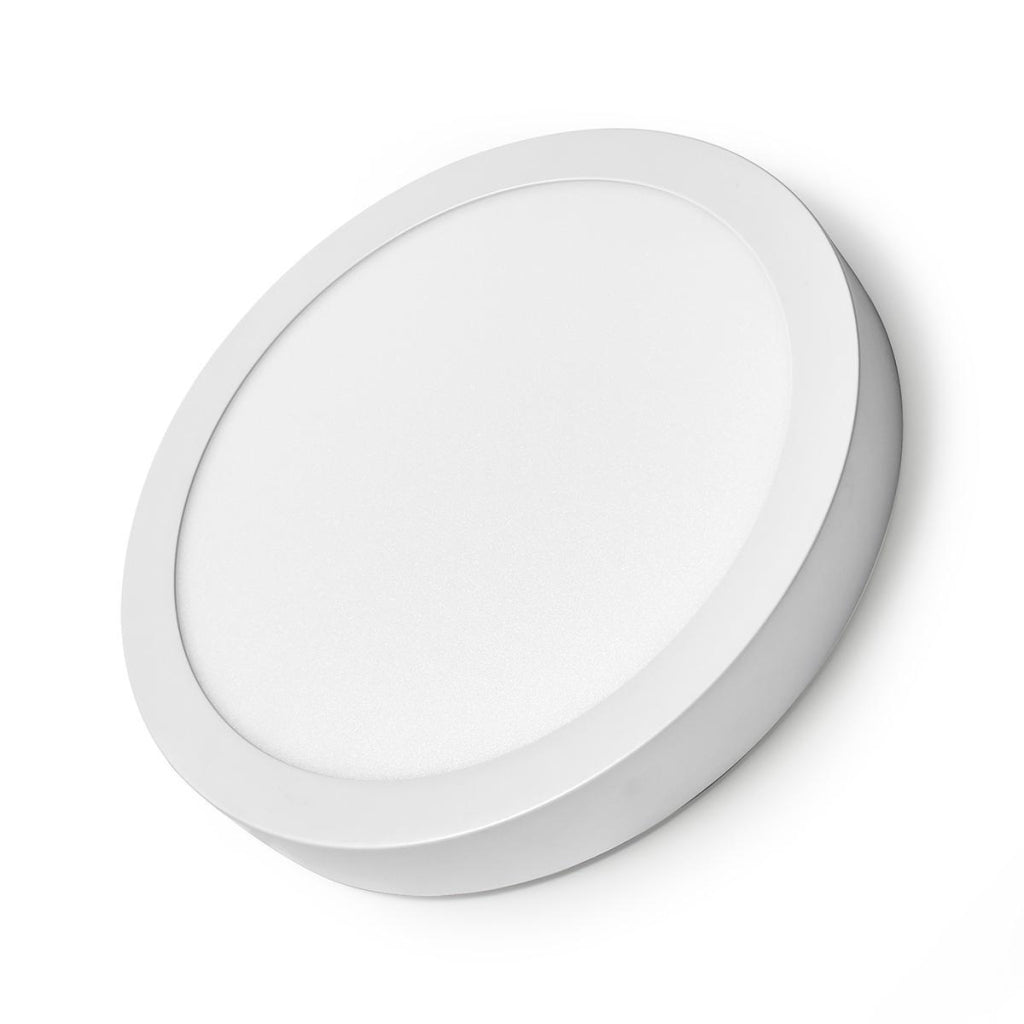 Nedis wifilaw20wt wi-fi smart plafondlamp rond oslash; 30 cm warm tot koel wit 1200 lm 18 w slank design aluminium