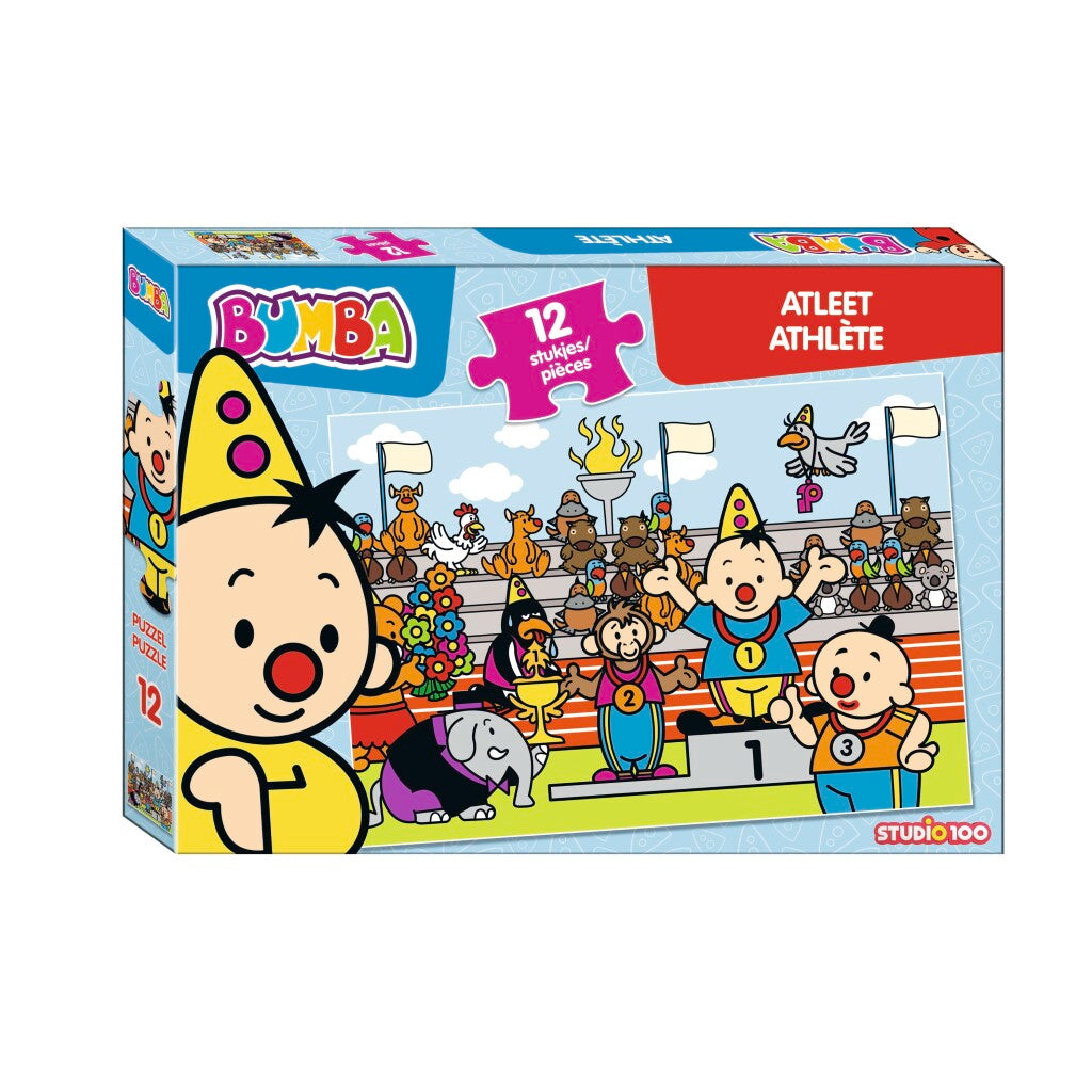 Studio 100 Bumba puzzel atleet, 12st.