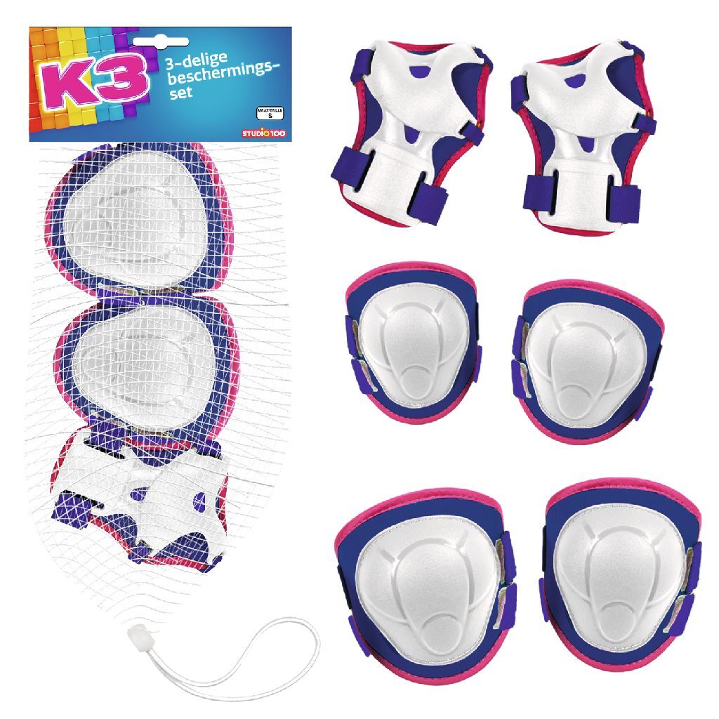 Studio 100 K3 beschermset rolschaatsen