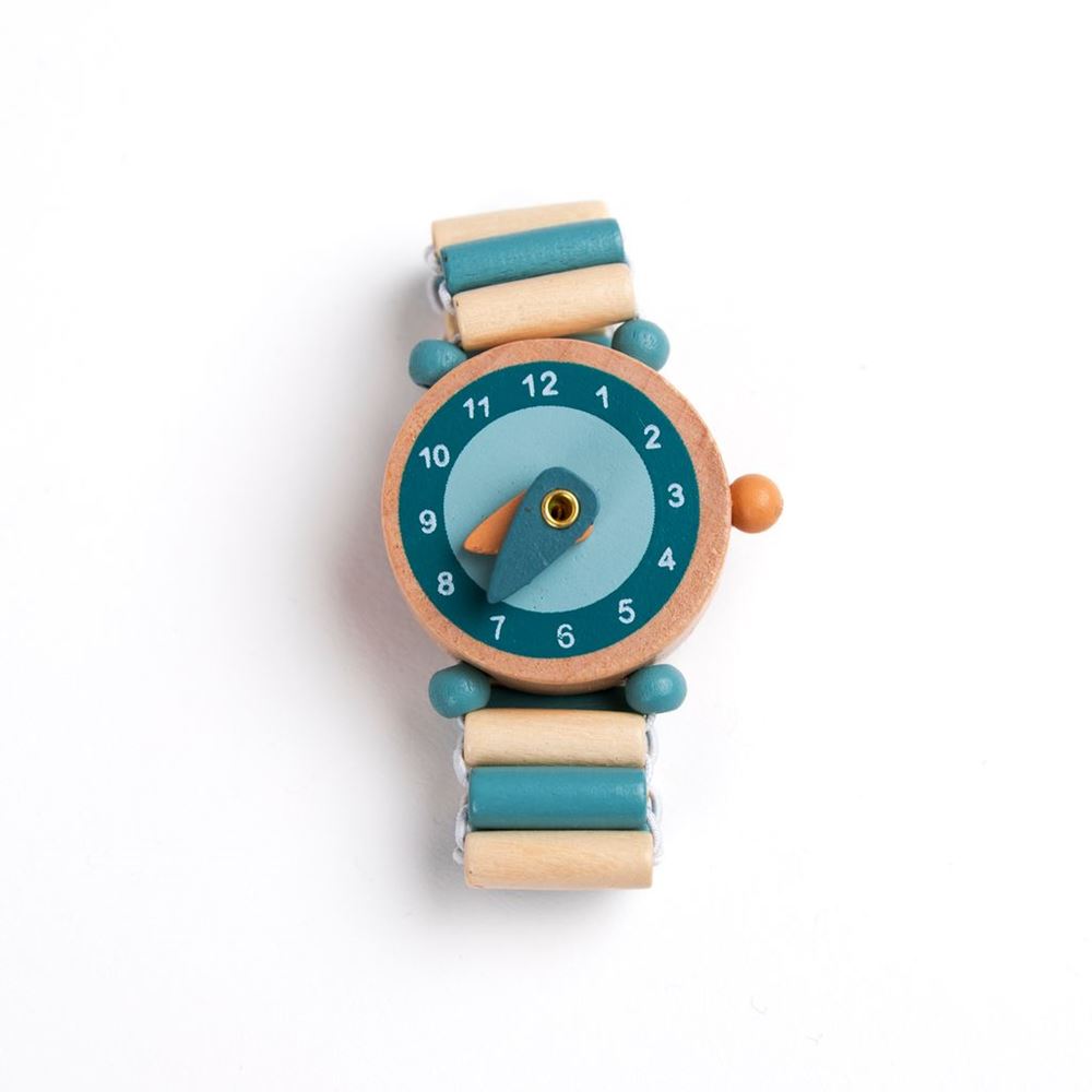 Egmont Horloge hout Jack. 3,5 cm. (6 st)