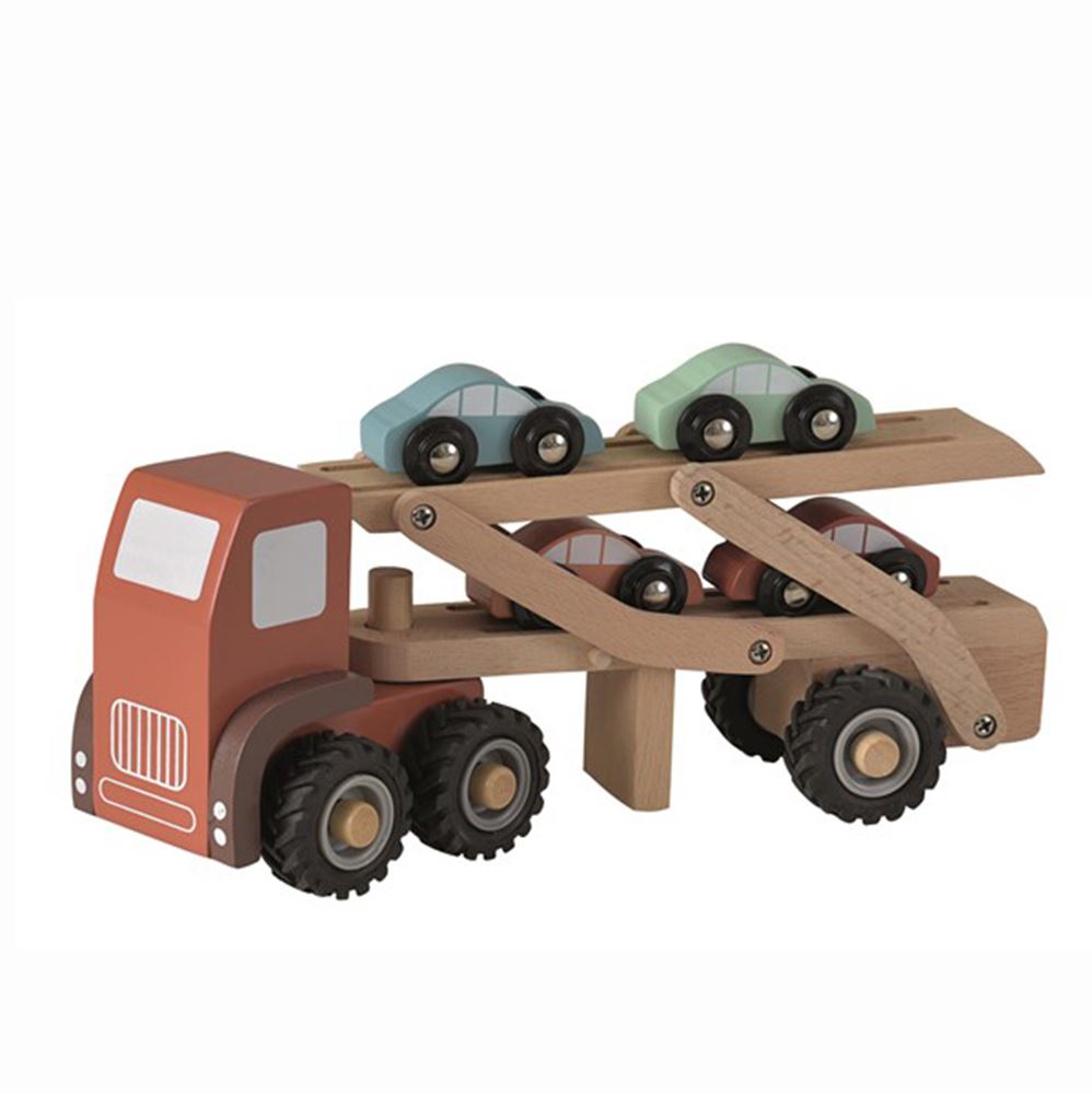 Egmont Houten autotransport met 4 auto's