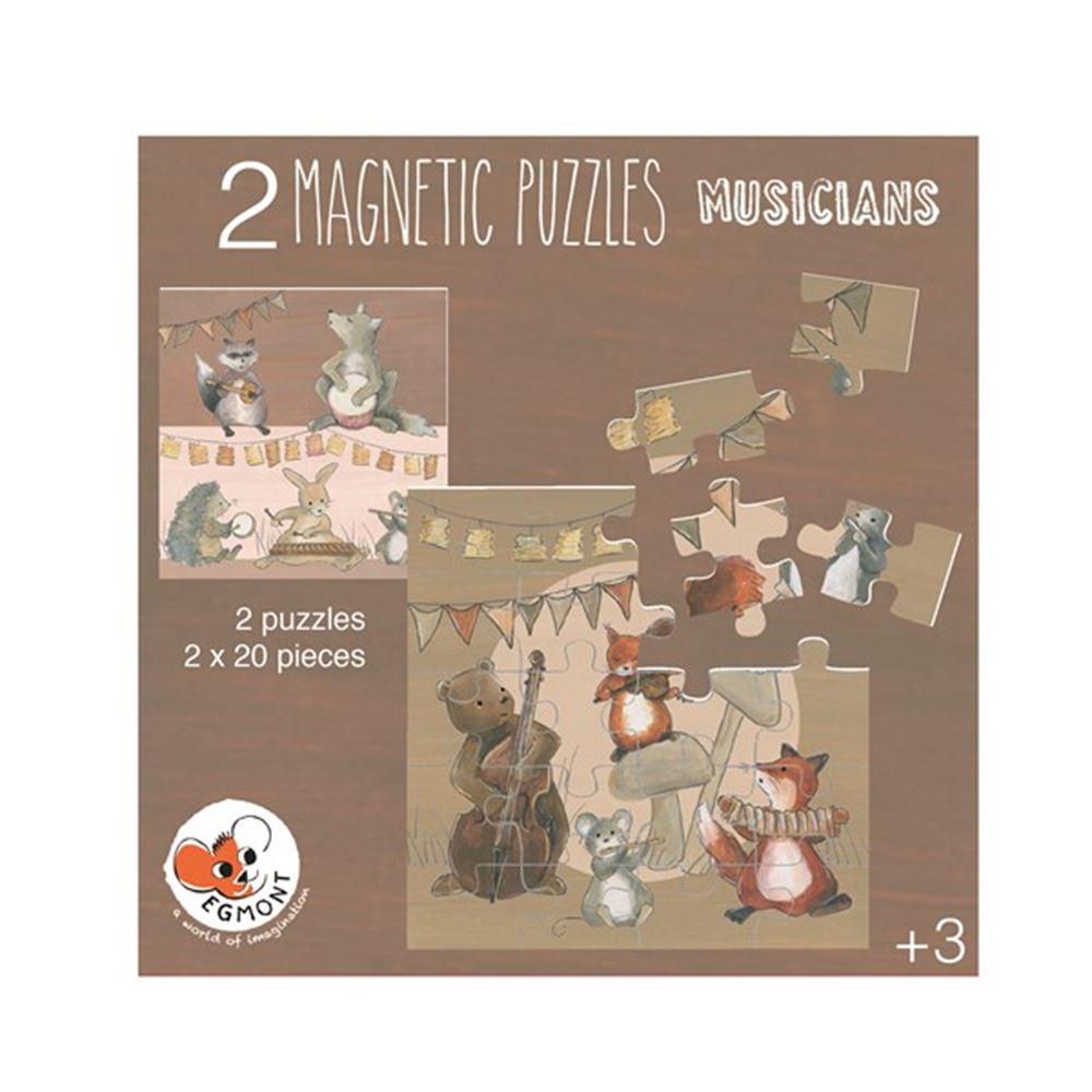 Egmont Magnetische puzzel Muzikanten. 17
